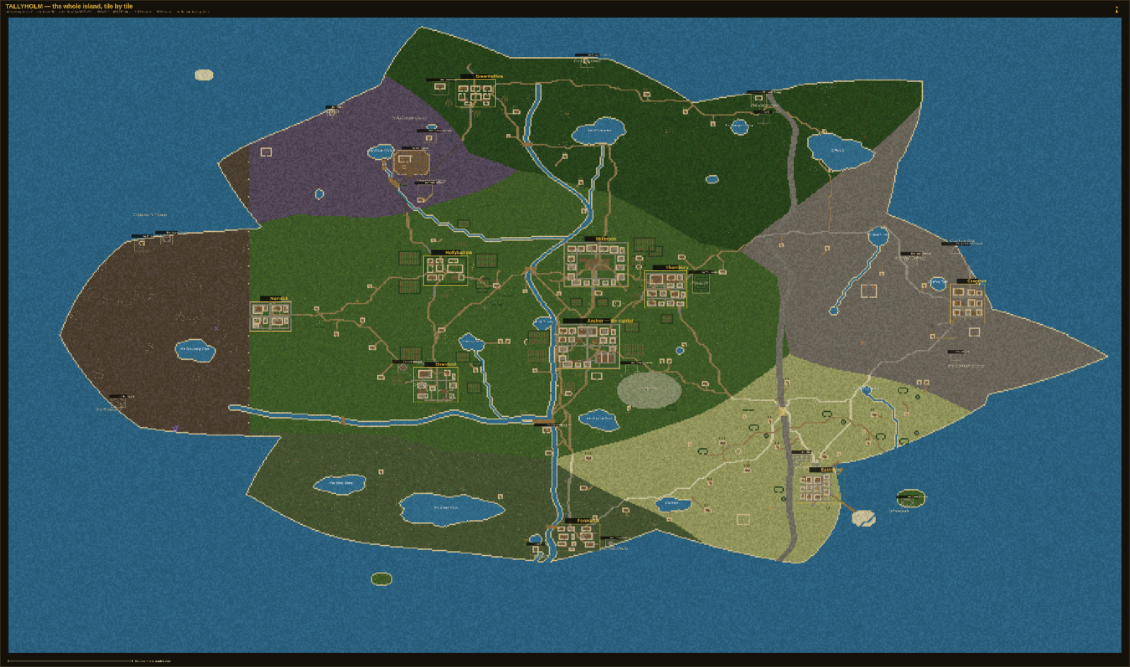 The chart of Tallyholm